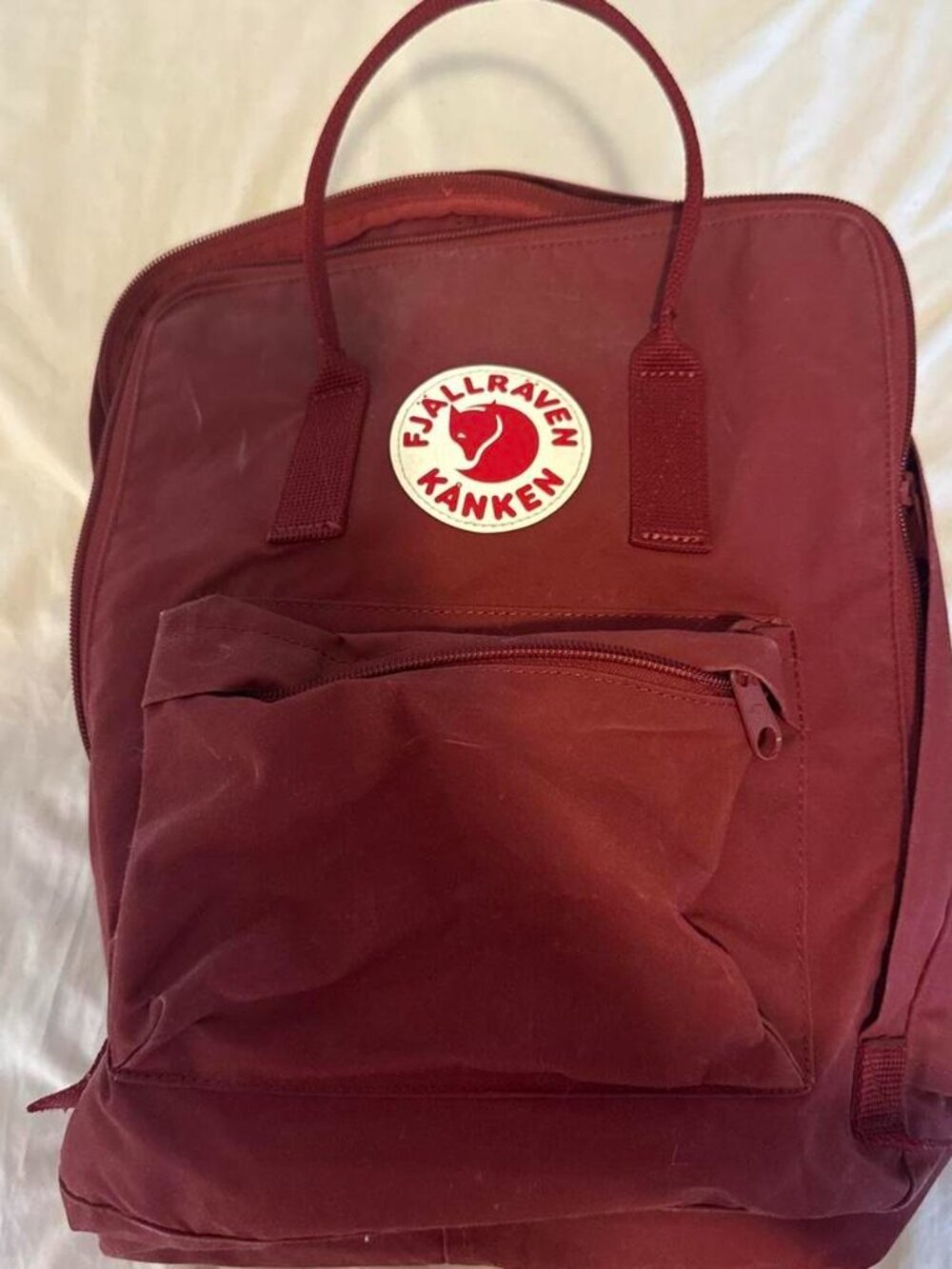 Fjällräven Kånken backpack mini in burgundy Fjall raven excellent condition